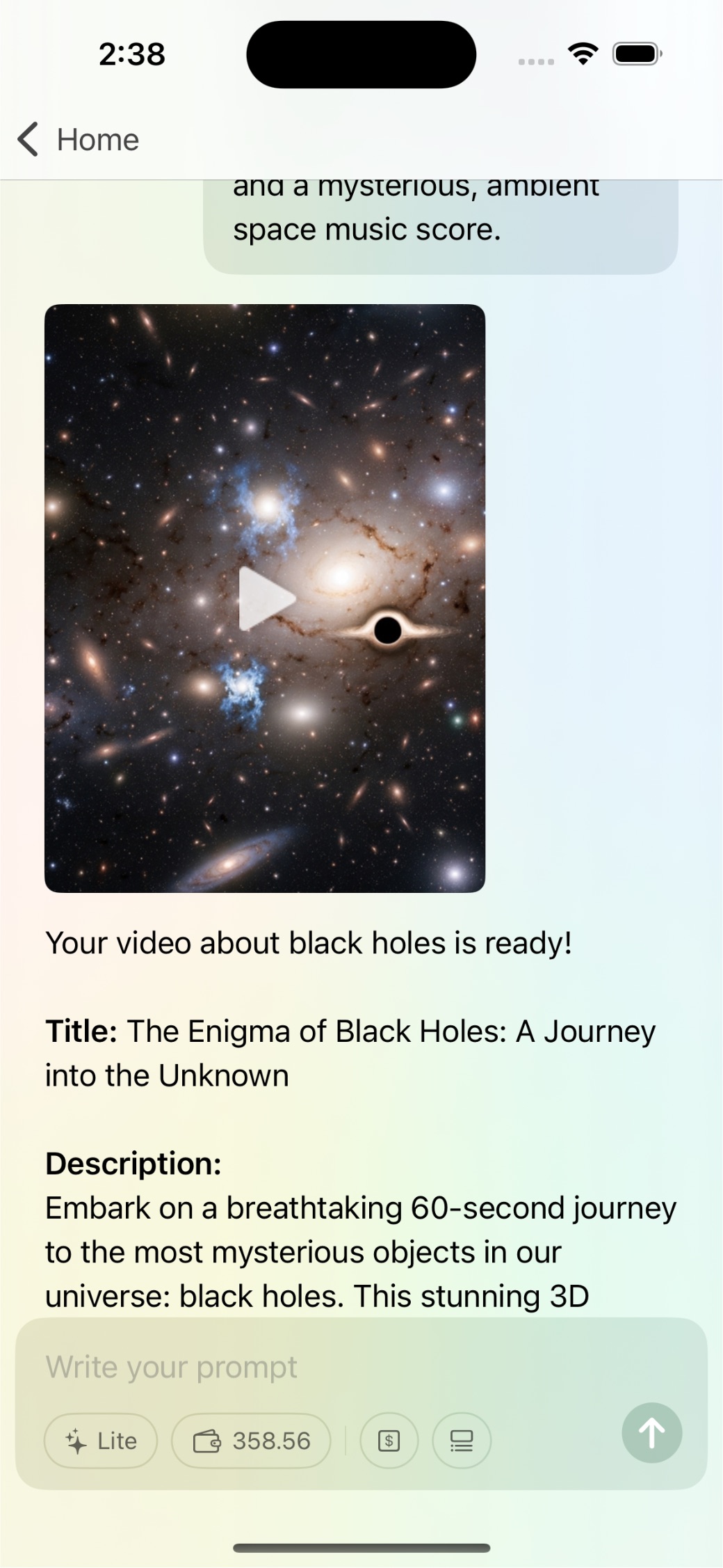 Video result showing SEO-friendly title and description